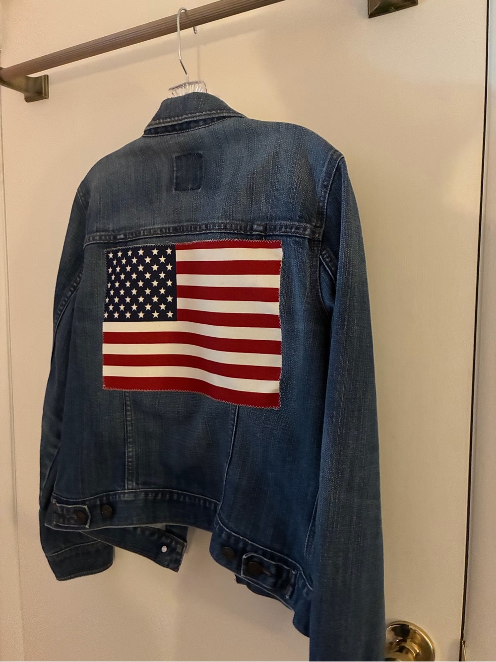 Up cycled jean jacket